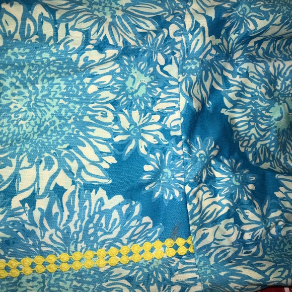 Blue and yellow Lilly Pullitzer dress - Picture 4 of 6